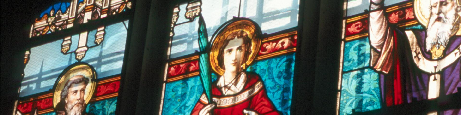 Mamers. Notre Dame. Vitrail