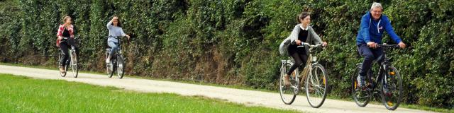 A vélo sur la Voie Verte